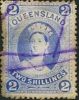 AY0395 Queensland 1882 Queen Victoria USED - Oblitérés