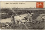 Carte Postale Ancienne Trappes - Etang Saint Quentin. Les Laveuses - Métiers, Lavandières - Trappes