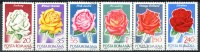Roumanie - Y&T 2553 à 2558 (o) - Fleurs - Oblitérés