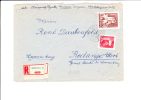 A0243   LETTRE RECOMM. POUR LUX.   1963 - Postmark Collection