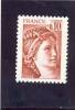 FRANCE - 1977-78 - N°1965 - ** 10c Rouge-brun Sabine - 1977-1981 Sabina Di Gandon