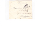 A0294   LETTRE  POUR LA BELG. 1919 - Brieven En Documenten