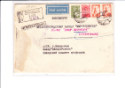 A0305          1958  LETTRE RECOMM. POUR LUX - Cartas & Documentos