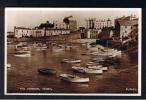 RB 812 - 1953 Real Photo Postcard - The Harbour & Boats Tenby Pembrokeshire Wales - Pembrokeshire