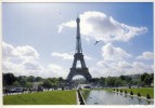 BLOC COLLECTOR 10 Timbres Autocollants "La Tour Eiffel" 3 PHOTOS - Ongebruikt