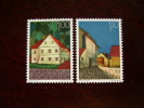 LIECHTENSTEIN 1978 TWO VALUES From BUILDINGS Issue MNH. - Usati