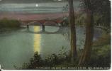 MOONLIGHT ON THE DES MOINES RIVER, DES MOINES (IOWA), NOCTURNE - Des Moines