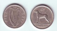 Ireland 6 Pence 1947 - Irlanda