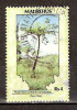 Timbre Maurice 1989 Y&T N°709 Oblitéré. Fern Tree. Rs4. Cote 1.00 € - Mauritius (1968-...)