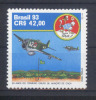 Brasil 1993 YT2153 ** 50 Años Del Primer Grupo De Aviones Caza. Emblema (ave), Campamento Militar, Aviones En Vuelo - Ungebraucht