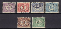 A  875  -Pays-Bas >  (Wilhelmine) > 1910-29 > Oblitérés  N ° 65/69+67a - Used Stamps