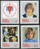 British Antarctic Territory - B.A.T. - 1982 21 Ann Lady Diana // 4v Neufs // Mnh - Ongebruikt