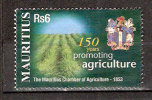 Timbre Maurice 2003 Y&T N° ??? (1). Oblitéré. Promoting Agriculture. Re6. Cote ??? € - Mauritius (1968-...)