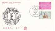 FRANCE  1971  EUROPA CEPT FDC - 1971