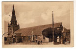 CPA 56 PLOEMEUR - Eglise Saint Pierre Vue Prise Rue De Lamener - Ploemeur