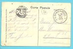 Kaart Met Sterstempel (relais) * 'S GRAVENWEZEL *op 13/08/1914 Naar St-Josse-ten-Noode (niet Vermeld In Delfosse)!!!!!!! - Zone Non Occupée