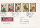 Liechtenstein -  Lettre Exprès  De 1961 - Armoiries - Chevaux  - Valeur 22,50 Euros - Cartas & Documentos