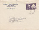 Belle Lettre Martinique 1946, 10f Seul,  Fort De France Pour USA/597 - Lettres & Documents