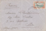 Belle Lettre Martinique 1923, 50c Seul,   Fort De France Pour Nice/602 - Brieven En Documenten