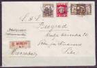 USSR / RUSSIA - OCTOBER REVOLUC. -INDIAN CHINESE RUSSIAN WORKERS - REC.  Letter -  1929 - RARE - Covers & Documents