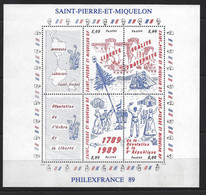 SPM - Saint Pierre Et Miquelon Bloc 3 ** - Hojas Y Bloques