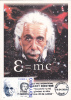 PHISIC, ATOM,MAXICARD, NOBEL PRIZE ALBERT EINSTEIN 2005 CANCELL BUCURESTI CM,maxicard Cartes Maximum. - Albert Einstein