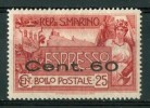 1907 S.Marino Espresso N°1 Linguellato* - Express Letter Stamps