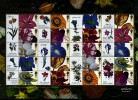 GREAT BRITAIN - 2003  FLOWERS  GENERIC SMILERS SHEET PERFECT CONDITION - Sheets, Plate Blocks & Multiples