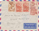 Belle Lettre A.E.F.,1955, Bouar Pour USA/661 - Brieven En Documenten