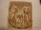 FRANCE, SCOTT# 70, 20c RED BROWN ON STRAW, USED - 1876-1878 Sage (Type I)