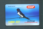 SLOVENIA  -  Remote Mobitel Bird Phonecard As Scan - Slovenia