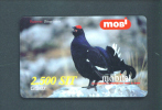 SLOVENIA  -  Remote Mobitel Bird Phonecard As Scan - Slovenia