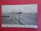 Minnesota > Duluth  Steamer Elwood  Making Harbor Safely After 11/28/05  She Later Sunk  =====  Ref 379 - Duluth