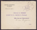 France CONSEIL MUNICIPAL De PARIS Cabinet Du SYNDIC P.O. Depart 127 Cover Légation De Danemark + Original Letter - Civil Frank Covers