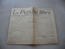 Le Perche Libre Samedi  16 Septembre 1944    Dept  28 - Francese