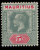 Maurice (mauritius) George V 5C MH - Mauritius (1968-...)