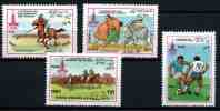 Afghanistan 1980 Mi.No. 1236 - 39 Soccer Sport Football Moscow Olympic Games 4v  MNH** 3,50 € - Afghanistan