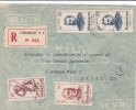 Belle Lettre Madagascar 1949, 20f X 2, Tananarive-France /694 - Covers & Documents