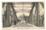Auvers-sur-Oise (95) : La Rue Menant Au Pont En Fer En 1904 (animée). - Auvers Sur Oise