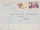 Belle Lettre Madagascar, 1956, Tananarive Pour L'Angleterre/749 - Cartas & Documentos