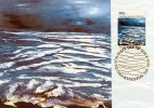 Australian Antarctic 1989 Landscapes 80c Frozen Sea By Nolan Maximum Card - Maximum Cards