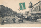 DD 180 / C P A    LE HAVRE   (76)     LA PLACE DE LA GARE ET COURS DE LA REPUBLIQUE - Gare