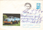 AUTOCAMION - DAC 6135 R 1975 STATIONERY COVER ENTIER POSTAL ROMANIA. - Camions