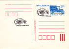 CAMIONS,CAR IMPRINTED POSTAGE POSTCARD CANCELL 1991 HUNGARY. - Camiones