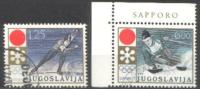 Jugoslawien / Yugoslavia - Mi-Nr 1447/1448 Gestempelt / Used (B713) - Winter 1972: Sapporo