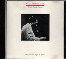 # CD: Thelonious Monk - Live & Rare In Europe - JZCD 356 - Jazz