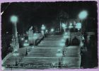 MARSEILLE - L'Escalier Monumental Et La Gare Saint Charles La Nuit Ed. De France N° 7 Photo Véritable Circulé 2 Scans - Station Area, Belle De Mai, Plombières