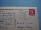 Flamme Daguin De Lormes . Nièvre . Sur Carte Vezelay . 15f. Marianne De Muller . 1957 - Lormes
