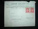 LETTRE TP 2 X2 OBL. MECANIQUE VARIETE 19 NOB 21.23 AGHNAI - Storia Postale