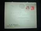 LETTRE TP 15 O + 10 O OBL. MECANIQUE 8 MAR 1932 KOBENHAVN - Briefe U. Dokumente